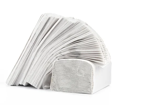 Stack of folded disposable papers. — Stock Photo, Image