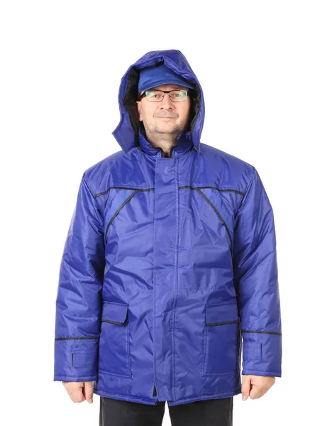 Man in winter workwear. — Stock Photo, Image