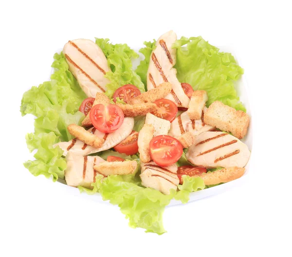 Salada Caesar com tomate cereja . — Fotografia de Stock