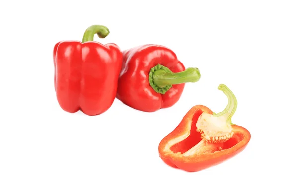Sweet red peppers. — Stock Photo, Image