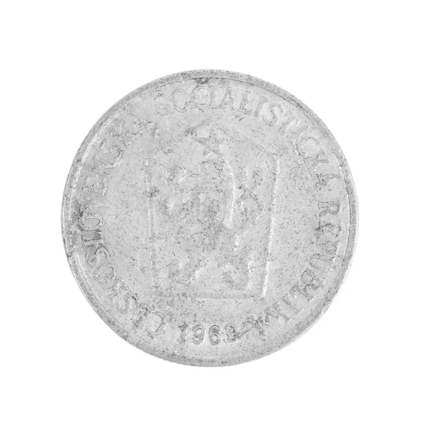十个捷克克朗硬币 1969 年. — 图库照片