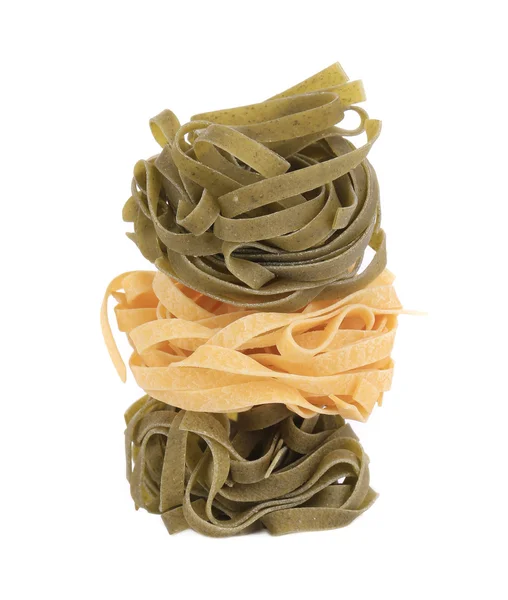 Pila de pasta italiana tagliatelle . —  Fotos de Stock