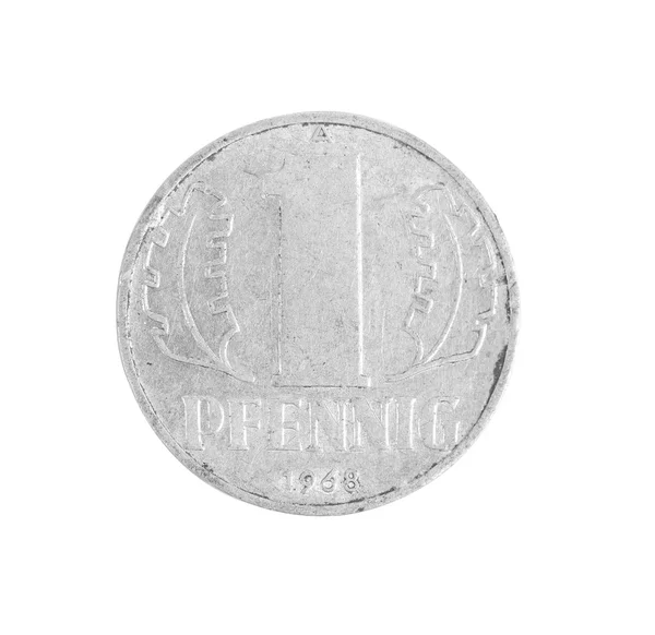 German pfennig coin. — Stock Photo, Image