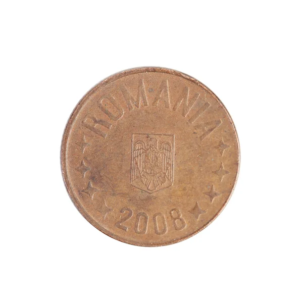 Romanian coin 2008 year. — Stock Photo, Image