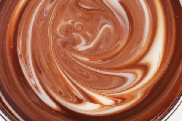 Скручена шоколадна змішана текстура . — стокове фото