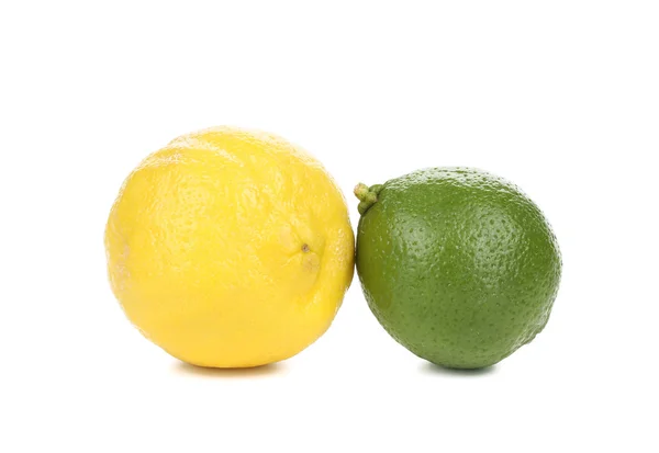 Färsk lime och citron. — Stockfoto