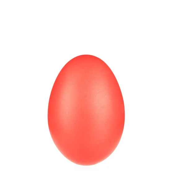 Huevo de Pascua rojo de cerca . — Foto de Stock