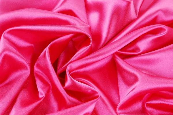 Soft folds and highlights of light pink silk. — Stock Photo, Image