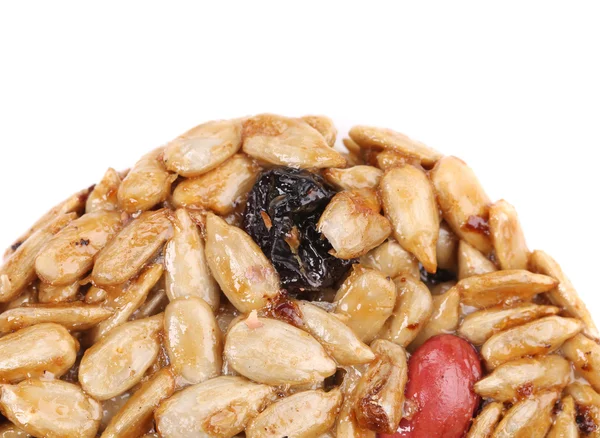 Candied roasted peanuts sunflower seeds. — Stock Photo, Image