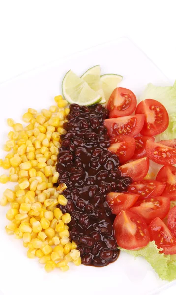 Ensalada de frijoles de cerca . — Foto de Stock