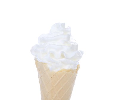 Beyaz dondurma.