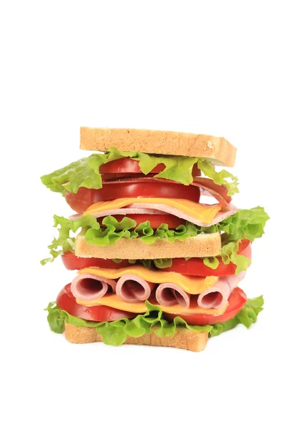 Großes Sandwich. — Stockfoto