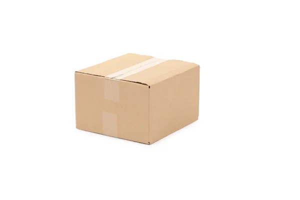 Close up of carton box. — Stock Photo, Image