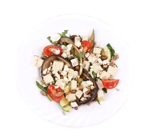 Salada com legumes grelhados e tofu . — Fotografia de Stock