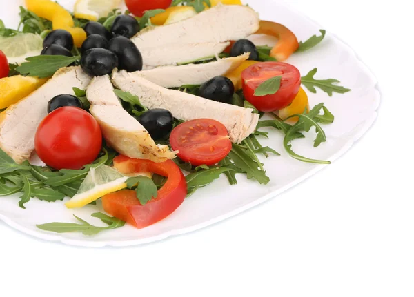 Fresh tasty chicken salad. — Stock Photo, Image