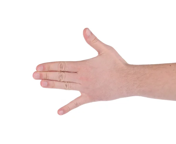 Άνθρωπος χέρι σημάδι. — Φωτογραφία Αρχείου