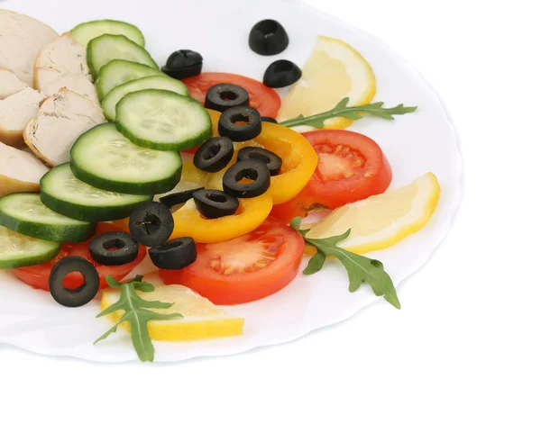 Close up of chicken salad. — Stock Photo, Image