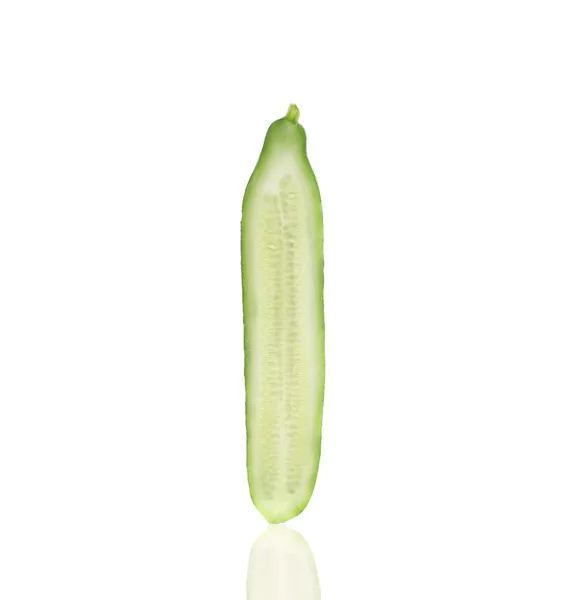 Slice of a cucumber. — Stock Photo, Image