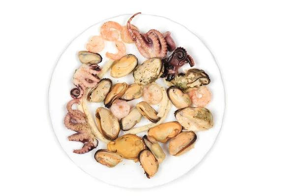 Mixed seafood plate. — Stock Photo, Image