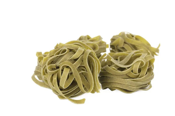 Tagliatelle paglia Italiaanse pasta. — Stockfoto