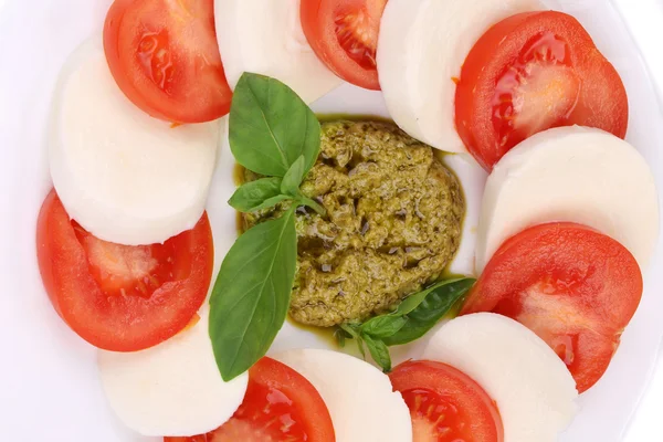 Primo piano dell'insalata caprese . — Foto Stock