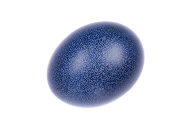 Темно-синє великоднє яйце . — стокове фото
