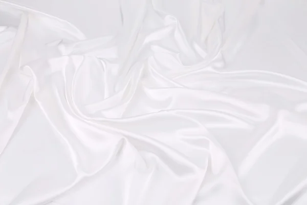 Fondo de seda blanca. — Foto de Stock