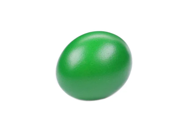 Green easter egg. — Stock Photo, Image