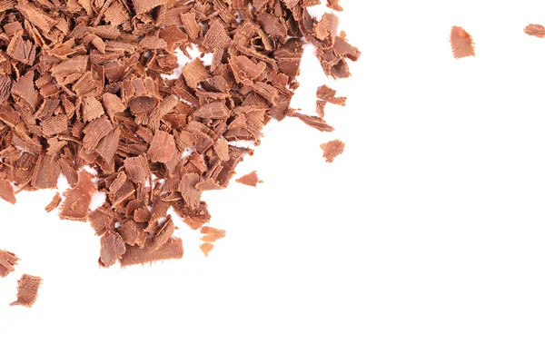 Group of chocolate shavings. — Stock Photo, Image