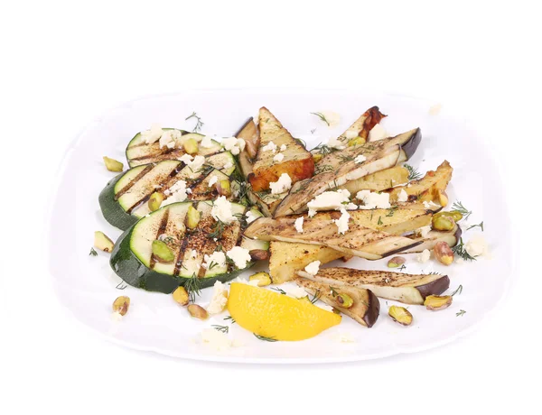 Salada com legumes grelhados e tofu . — Fotografia de Stock