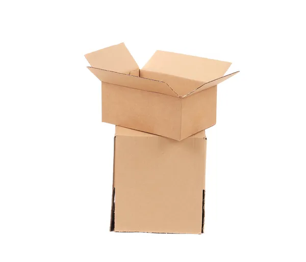 Stack of empty boxes. — Stock Photo, Image