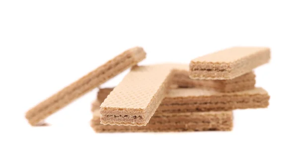 Wafels met chocolade. — Stockfoto