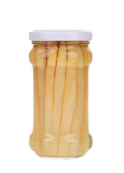 Marinated white asparagus. — Stock Photo, Image