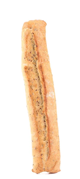 Trzaski biały chleb z nasion. — Zdjęcie stockowe