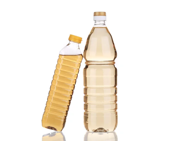 Two bottles of vinegar. — Stock Photo, Image