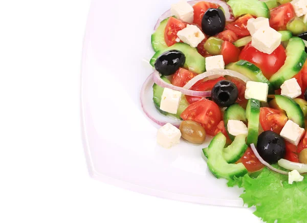 Frischer griechischer Salat. — Stockfoto