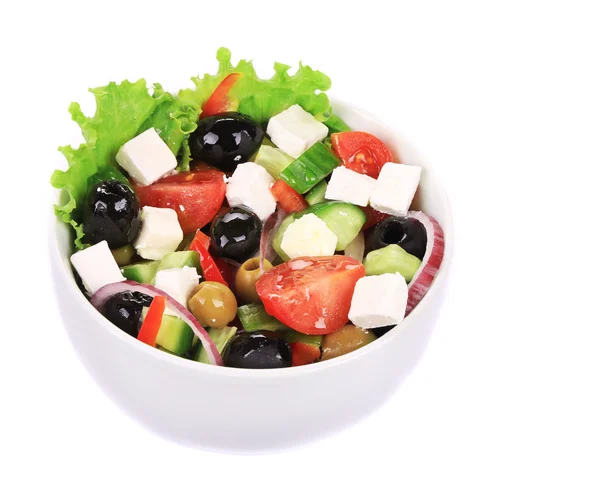 Verse Griekse salade. — Stockfoto