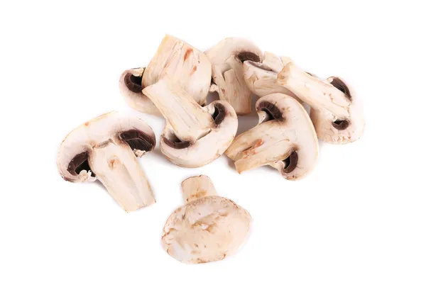 Sliced champignons. — Stock Photo, Image