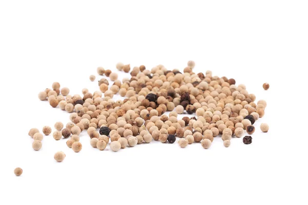 Heap of white spicy peppercorn. — Stock Photo, Image