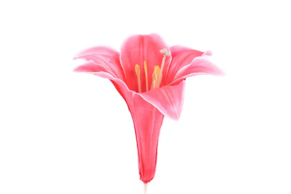 美丽的粉红色人造花. — 图库照片
