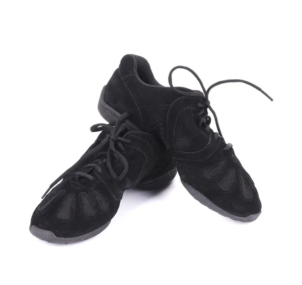 Black dance sneakers. — Stock Photo, Image