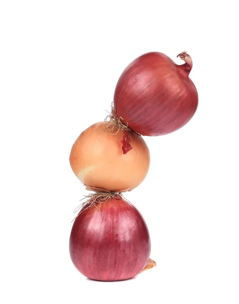 Three onions. — Stock Photo, Image