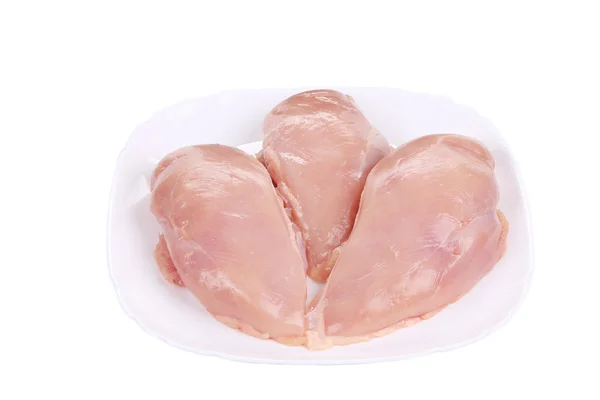 Raw chicken breast. — Stock Photo, Image