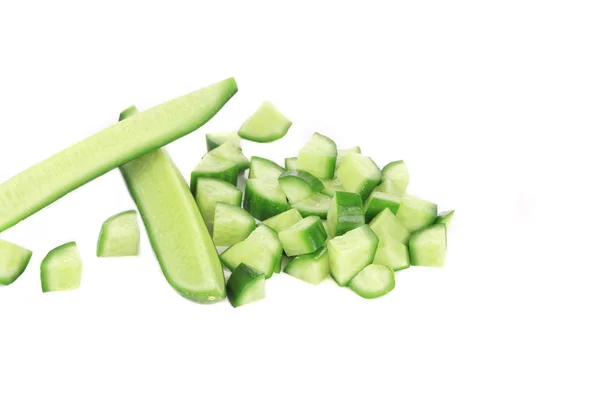 Fresh sliced cucumber. — Stock Photo, Image