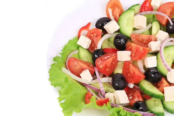 Schöner griechischer Salat. — Stockfoto