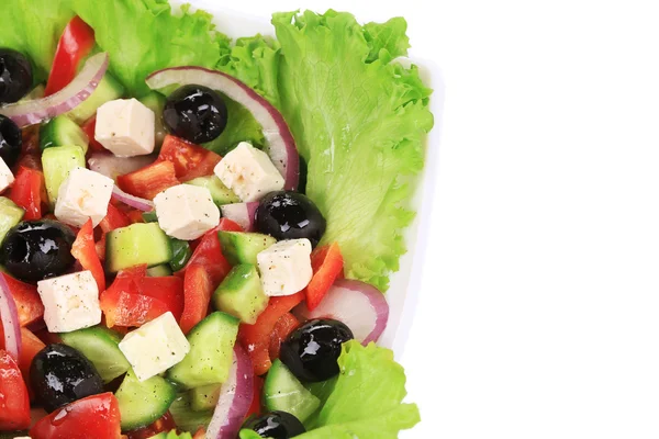 Tasty greek salad. — Stock Photo, Image