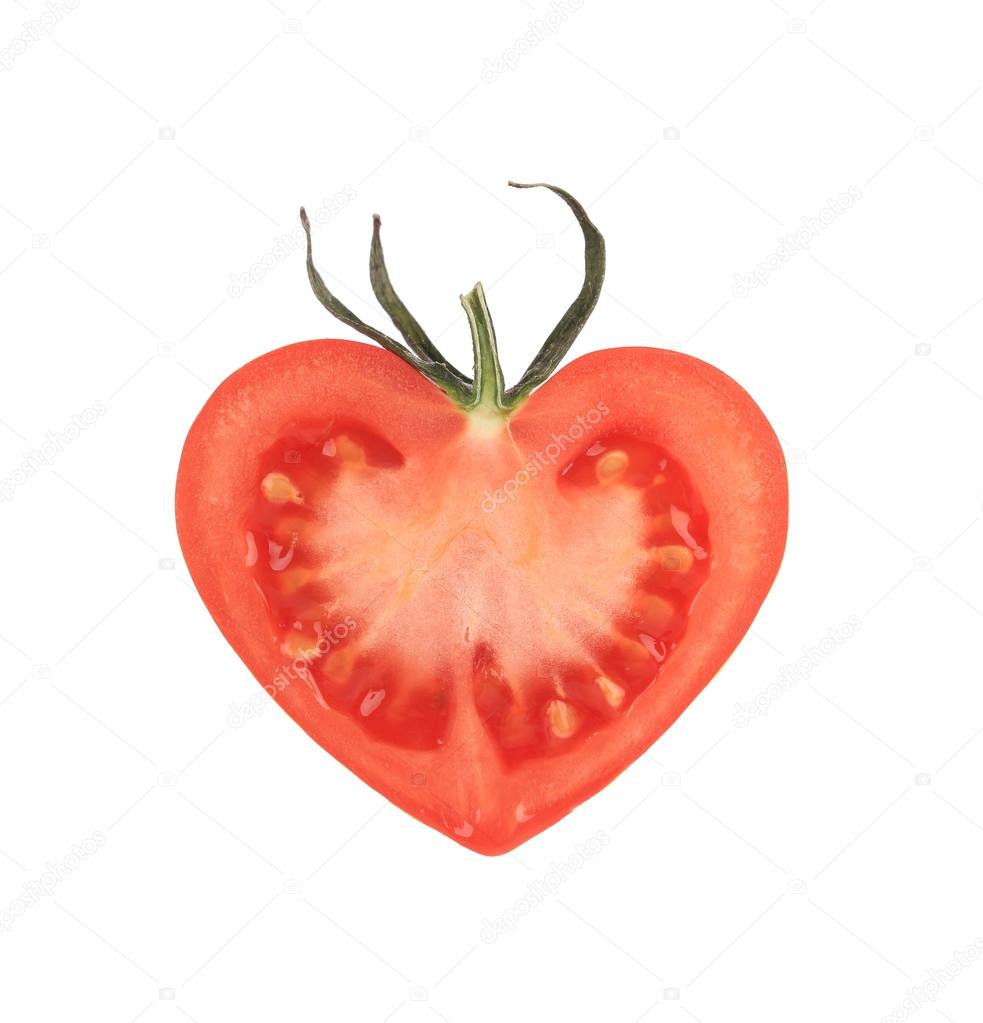 Heart-shaped tomato.