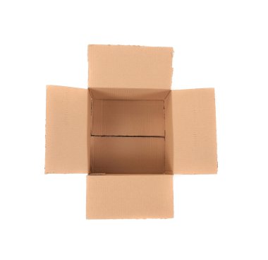 boş kutu yakın çekim.