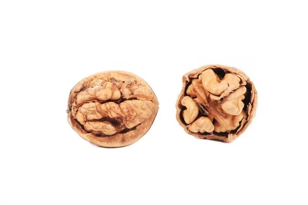 Detail popraskané vlašské ořechy. — Stock fotografie