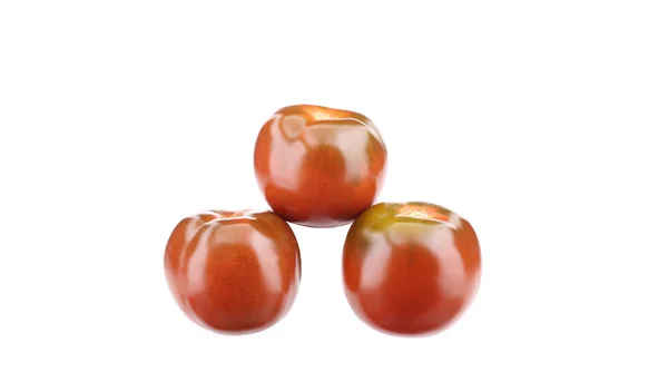 Üç olgun domates. — Stok fotoğraf